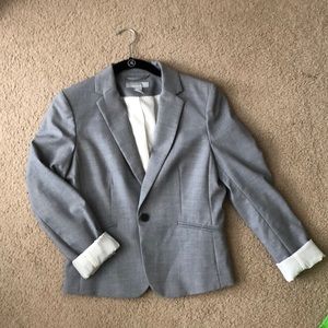 H&M Gray Blazer Size 8 (3/4 sleeve)